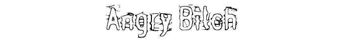 Angry bitch font